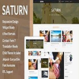 SATURN – A PERSONAL/TRAVEL BLOG THEME 1.0.4.1