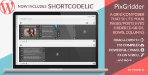 PixGridder Pro Page Grid Composer for WordPress