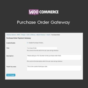 WooCommerce Purchase Order Gateway 1.4.3