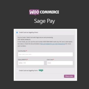 WooCommerce SagePay Form / SagePay Direct 5.10.1