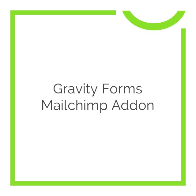 gravity forms mailchimp addon 4.2.41 1